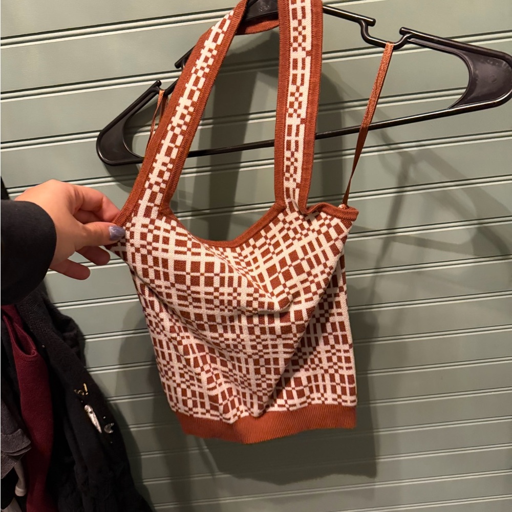 Abercrombie knitted halter top